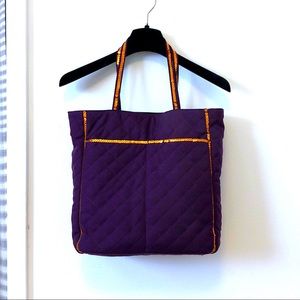 MZ Wallace Tote, Purple with Copper Sequins